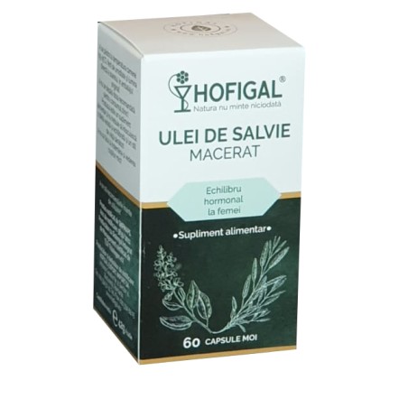 Ulei de salvie flacon 60 cps