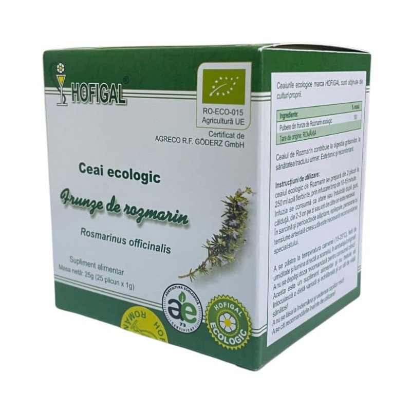 Ceai Ecologic - FRUNZE DE ROZMARIN