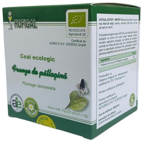Ceai Ecologic - FRUNZE PATLAGINA