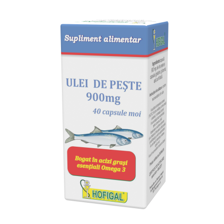 Ulei de peste 900 mg (capsule moi)