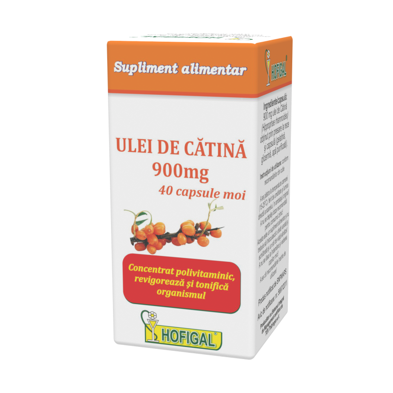 Ulei de catina 900 mg - capsule moi
