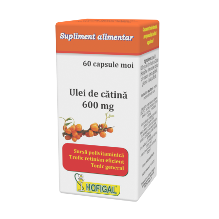 Ulei de catina 600 mg - capsule moi