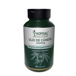 Ulei de canepa 1000 mg (60 capsule moi)
