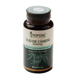 Ulei de canepa 1000 mg (60 capsule moi)