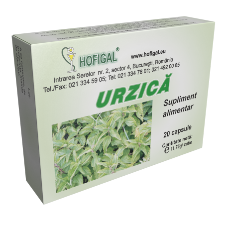 Urzica - 20 capsule