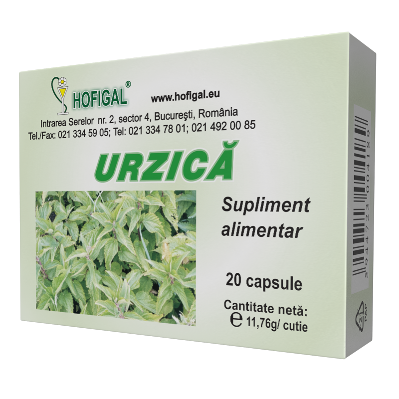 Urzica - 20 capsule