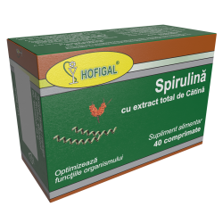 Spirulina cu extract total de catina 40 cpr.