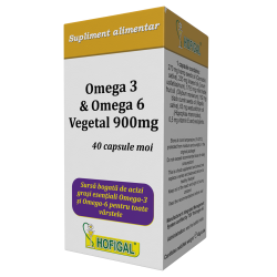 Omega 3 & Omega 6 Vegetal 900 mg (capsule moi)