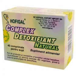 Complex detoxifiant natural 40 compr.